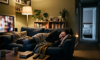Psicologia explica o que significa dormir no sofá com frequência