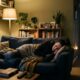 Psicologia explica o que significa dormir no sofá com frequência