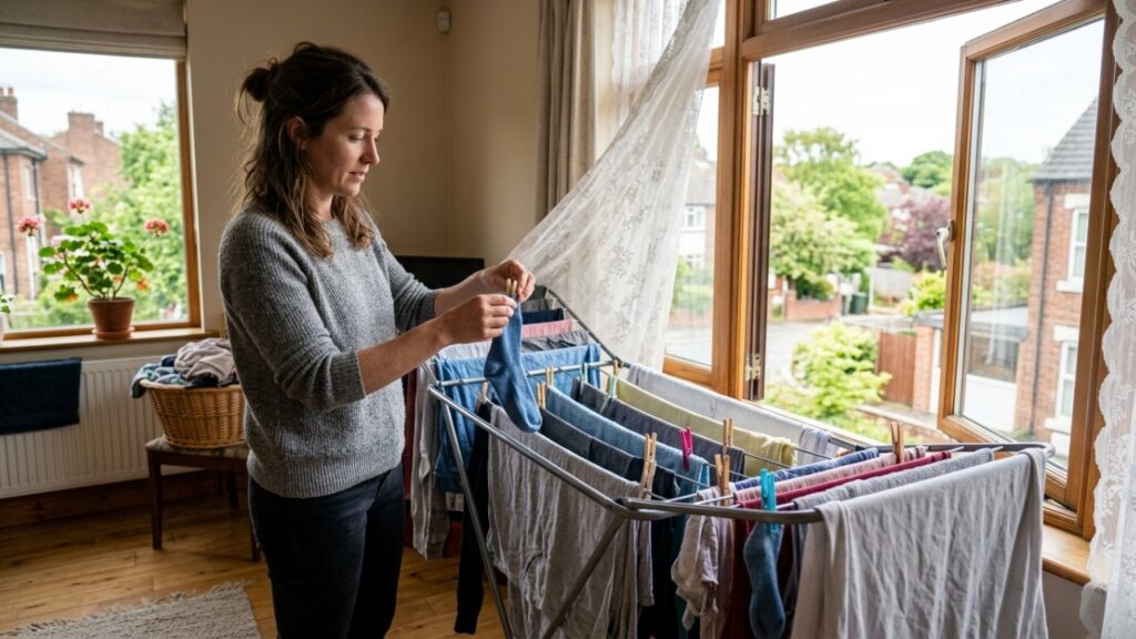 Nem secadora ligada por horas nem roupa espalhada pela casa: técnica japonesa pode acelerar a secagem das peças nos dias frios