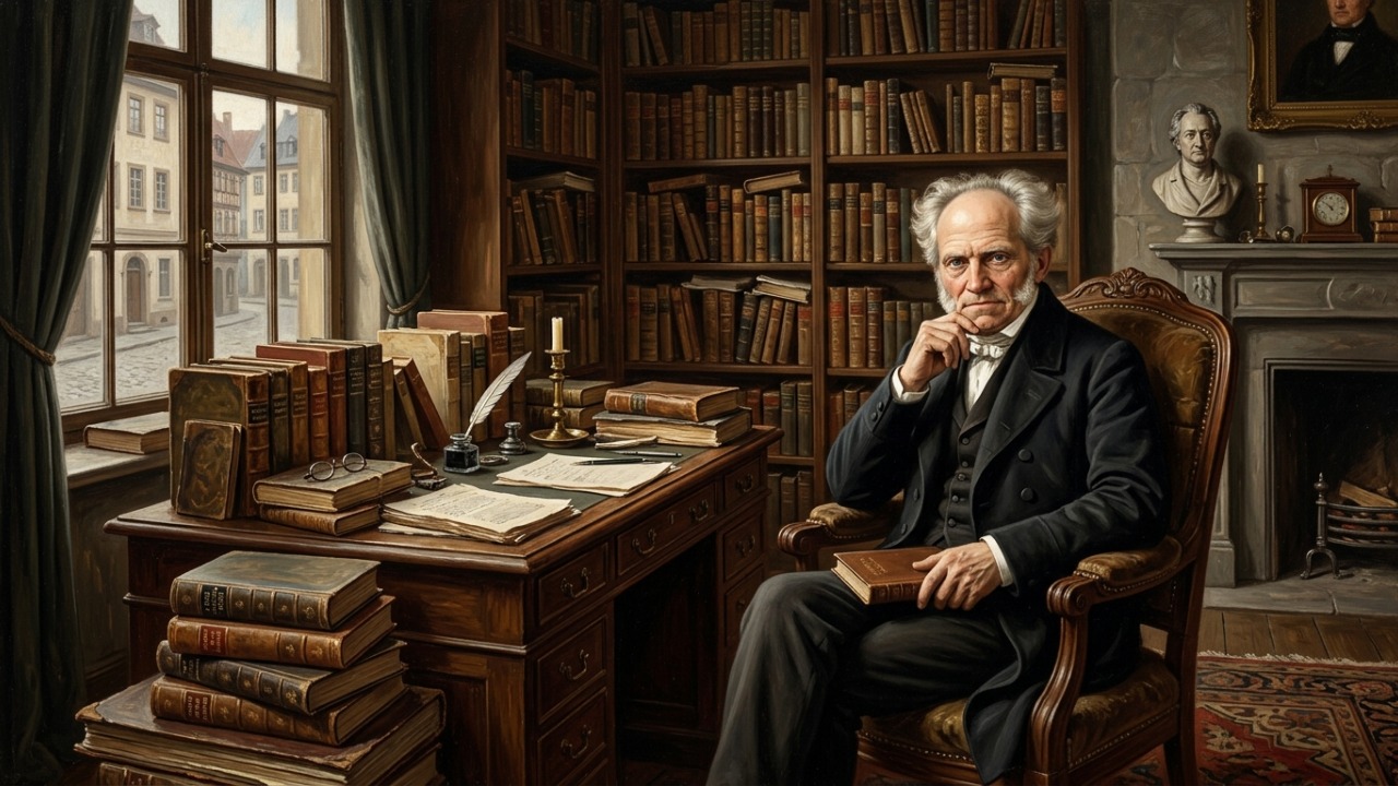 Frase de Arthur Schopenhauer sobre solidão: "A solidão é a sorte de todos os espíritos excepcionais." Uma reflexão sobre isolamento, independência e o preço de pensar diferente