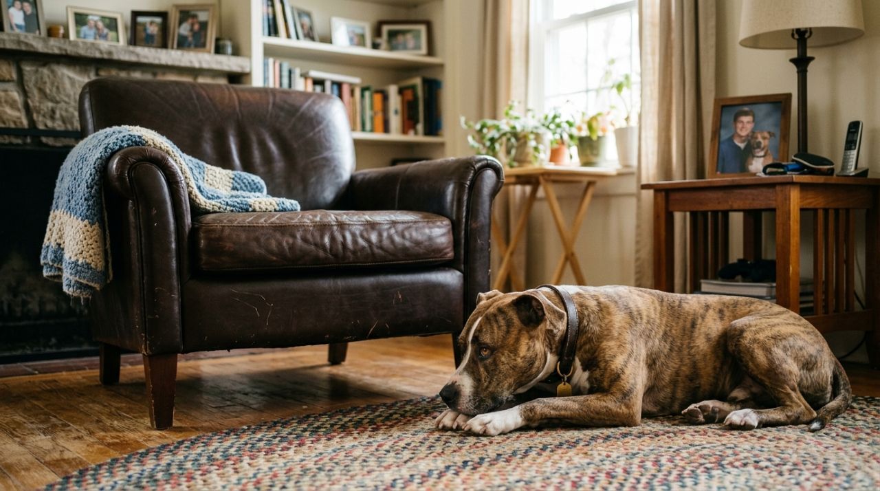 Depois de perder o filho, mãe encontra forças no cachorro que era dele e se emociona ao perceber que o animal nunca mais saiu de seu lado