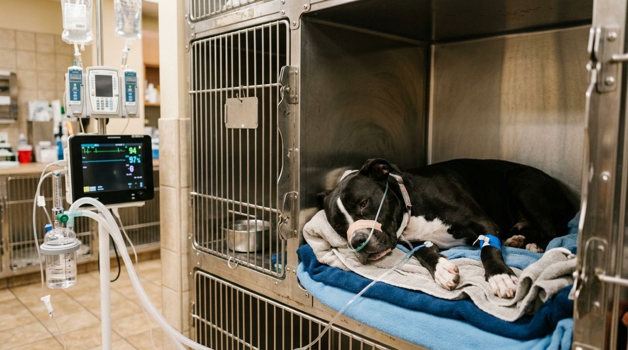 Cachorro escapa da eutanásia, ganha uma nova chance e pouco depois precisa lutar novamente pela própria vida