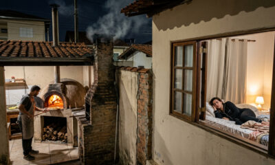 Vizinho instala forno de pizzaria encostado na parede do quarto ao lado, calor e fumaça passam a incomodar todas as noites