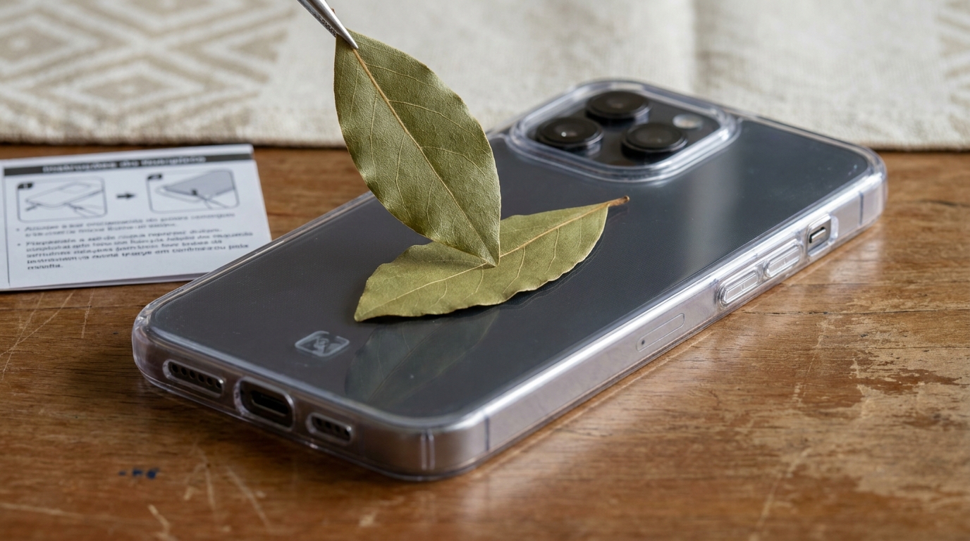Deixar uma folha de louro na capinha do celular: para que serve e por que recomendam