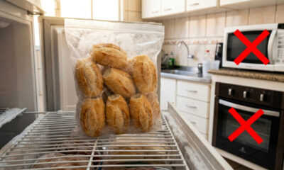 Nem no micro-ondas, nem no forno desligado: o lugar certo para guardar o pão francês e evitar que ele fique duro rapidamente
