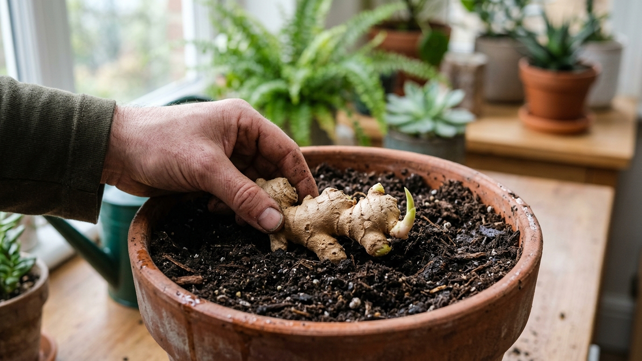 Como plantar gengibre em vasos dentro de casa e ter raízes frescas o ano inteiro: o guia prático de plantio com terra fofa e rega na medida