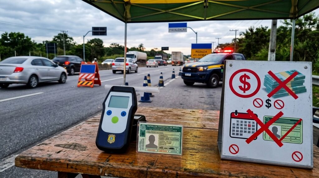 Recusar o teste do bafômetro gera multa de R$ 2.934,70 e suspensão da CNH; saiba por quanto tempo o motorista pode ficar impedido de dirigir