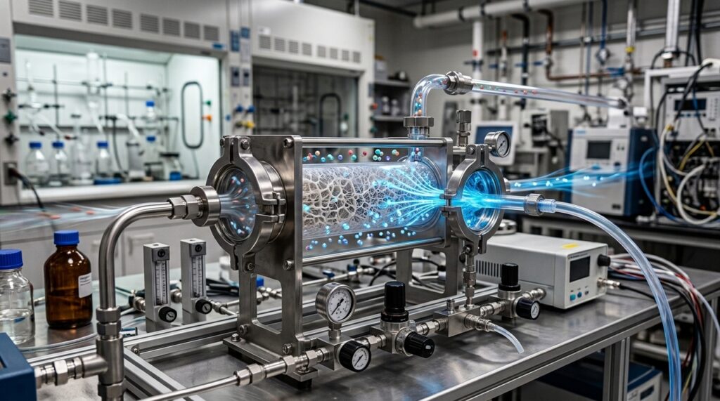 Cientistas desenvolveram uma membrana que melhora o processo de purificação do hidrogênio dez vezes