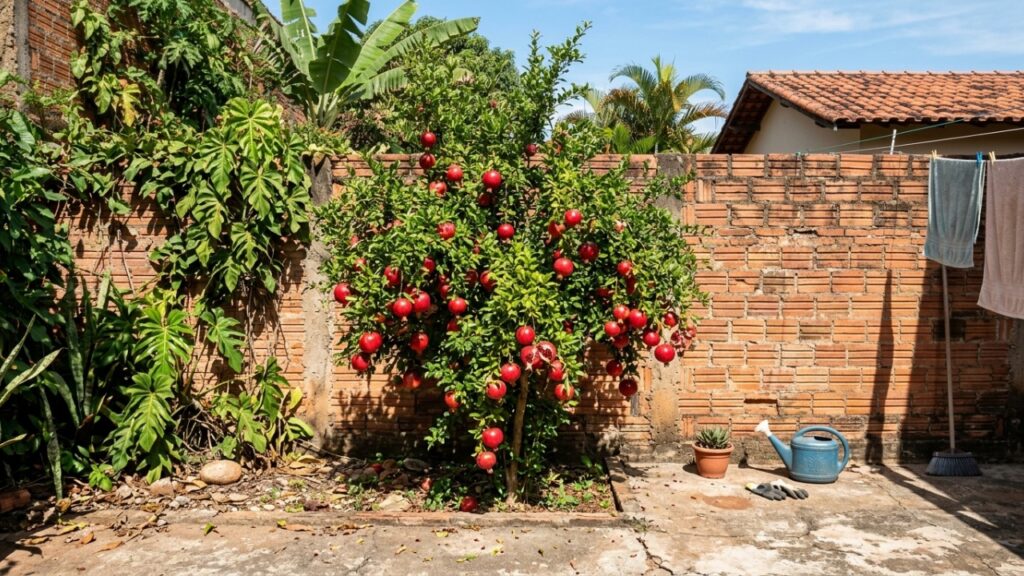 Nem limoeiro, nem mangueira: esta árvore frutífera cabe em quintais pequenos, resiste ao calor e não costuma danificar o piso
