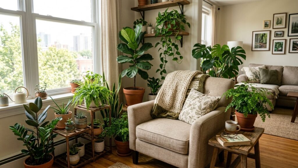Segundo a psicologia, quem enche a casa de plantas pode não estar só deixando o ambiente bonito, mas tentando criar um refúgio de calma