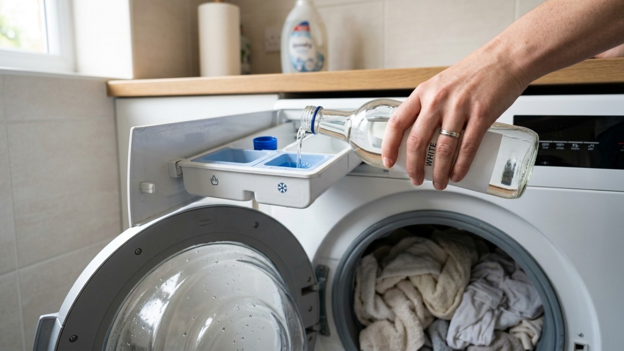 Colocar vinagre na máquina de lavar: para que serve esse truque simples e por que muita gente recomenda usar nas roupas
