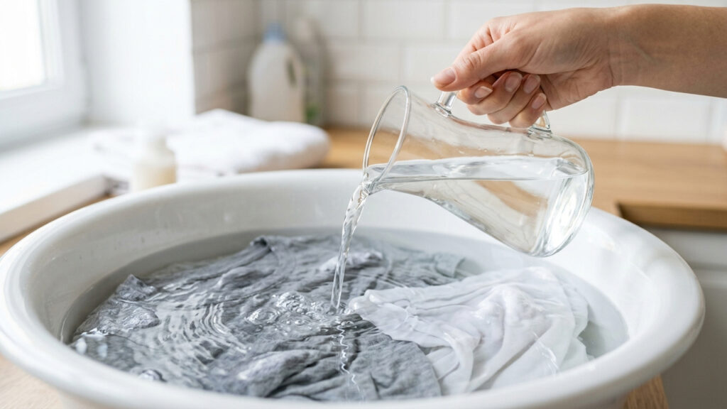 Deixar roupas de molho em vinagre de álcool por 30 minutos: o truque simples que remove o cheiro de suor impregnado das fibras do tecido