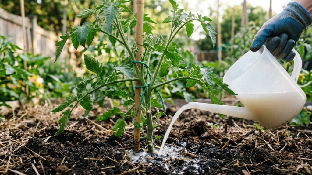Nem adubo caro nem técnica complicada: jardineiros voltam a usar um hábito antigo para fortalecer os pés de tomate
