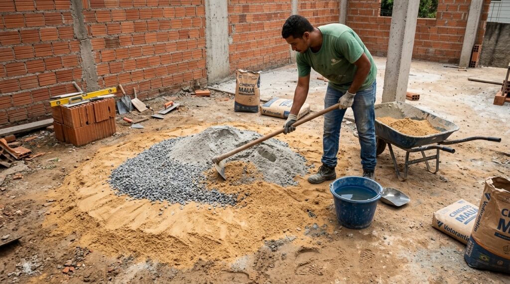 Como preparar concreto de alta qualidade sem equipamentos: uma maneira simples sem sobrecarregar a parte traseira