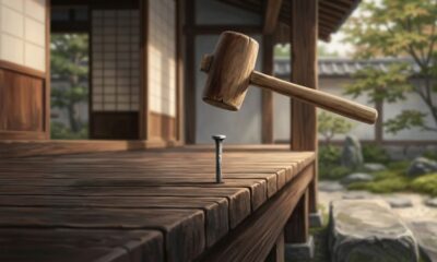 Provérbio japonês do dia: "O prego que se destaca é o que leva a martelada." Lições sobre conformidade, coragem e por que se diferenciar tem um preço que nem sempre é justo pagar