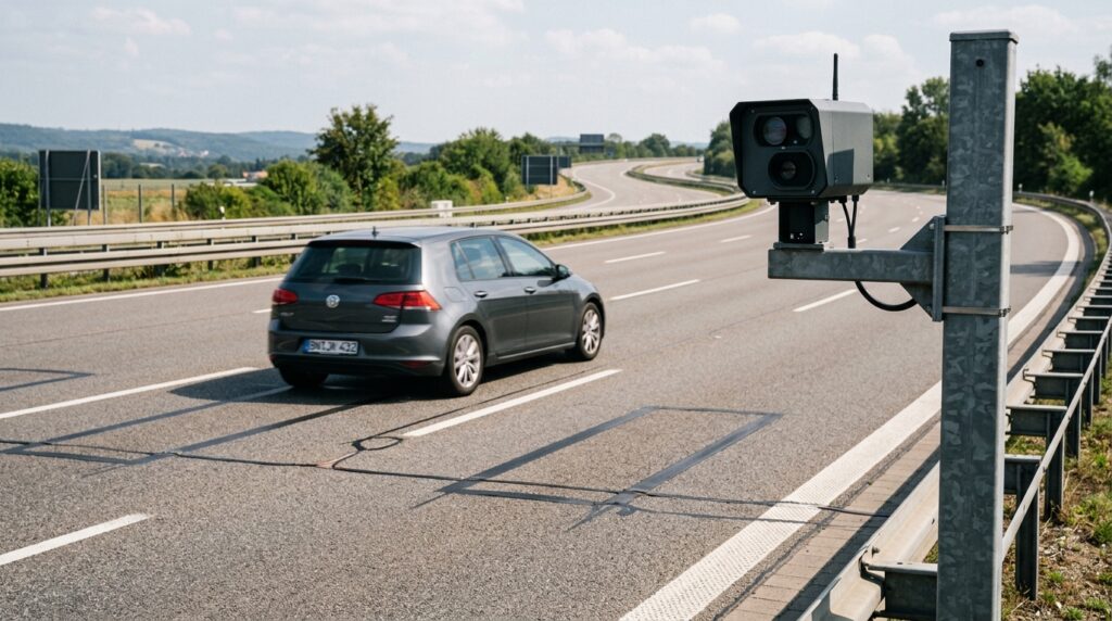 Como realmente funcionam as câmeras de velocidade? A partir dessa distância, a câmera mede a velocidade
