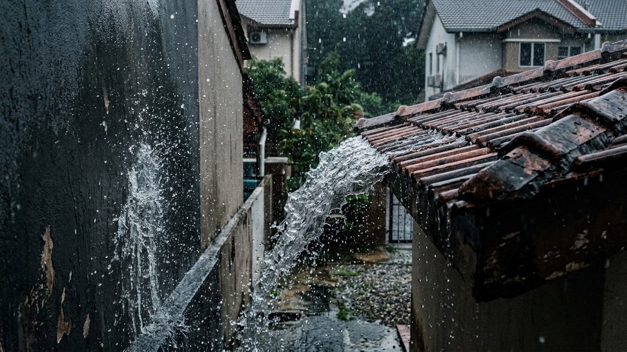 Vizinho não instala calha, água da chuva destrói parede do imóvel ao lado e réu é condenado a pagar indenização de R$ 15 mil pelos reparos