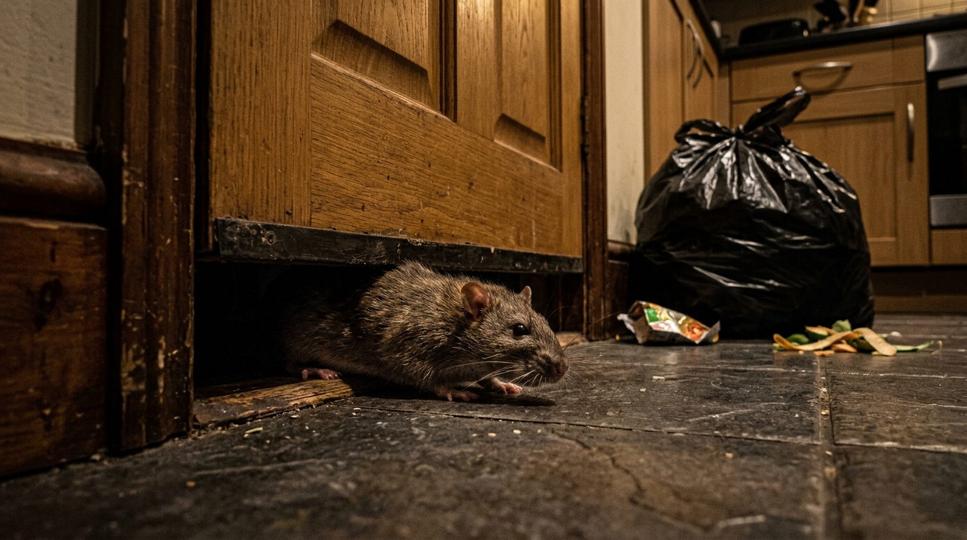 Ratos entram por telhados, ralos e vãos de porta atrás de calor e comida; lixo mal fechado e frestas de menos de 2 centímetros bastam para a invasão