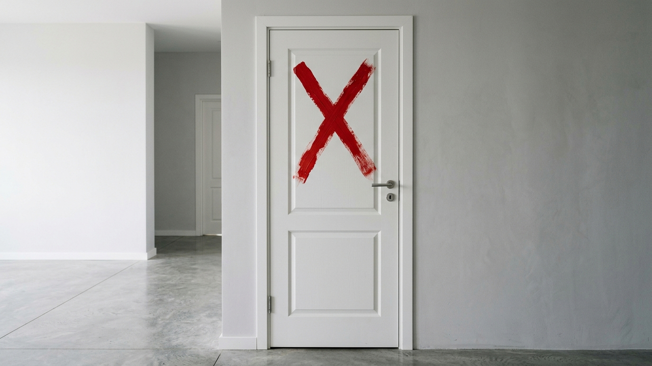 Adeus portas brancas sem destaque: a nova técnica de pintura em tons escuros como grafite e preto para dar elegância instantânea aos corredores