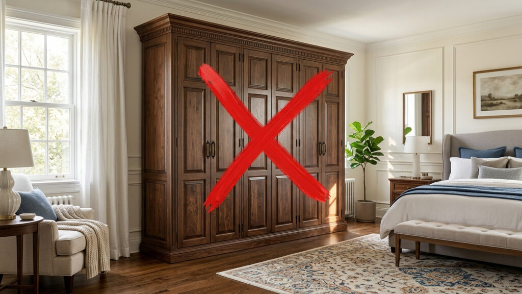 Adeus guarda-roupa tradicional de 6 portas: a nova tendência de closets abertos em L para organizar o quarto economizando espaço e circulação