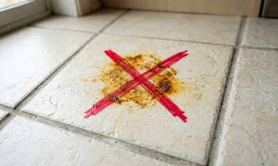 Adeus, manchas de ferrugem no piso de cerâmica: a nova técnica caseira com ingredientes cítricos deixados por 15 minutos sobre a mancha