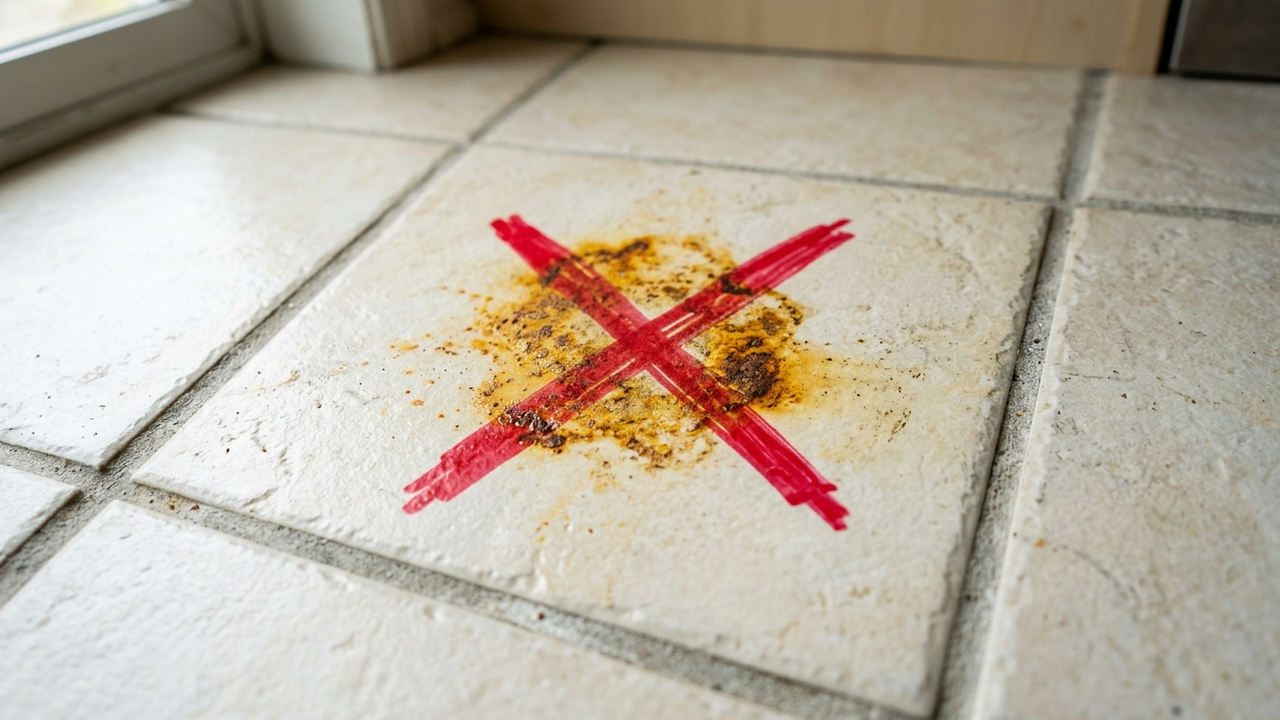 Adeus, manchas de ferrugem no piso de cerâmica: a nova técnica caseira com ingredientes cítricos deixados por 15 minutos sobre a mancha