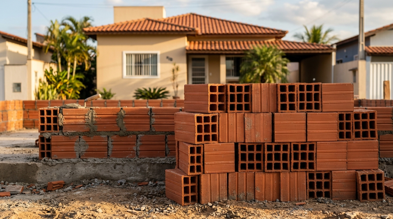 Ao construir uma casa, qual tijolo é o melhor? Tijolo cerâmico, solo-cimento ou bloco de concreto