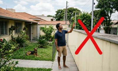 Vizinho instala cerca elétrica no muro de divisa sem avisar, cachorro do morador ao lado encosta e leva choque, e dono do animal descobre que a instalação sem sinalização gera responsabilidade civil e criminal