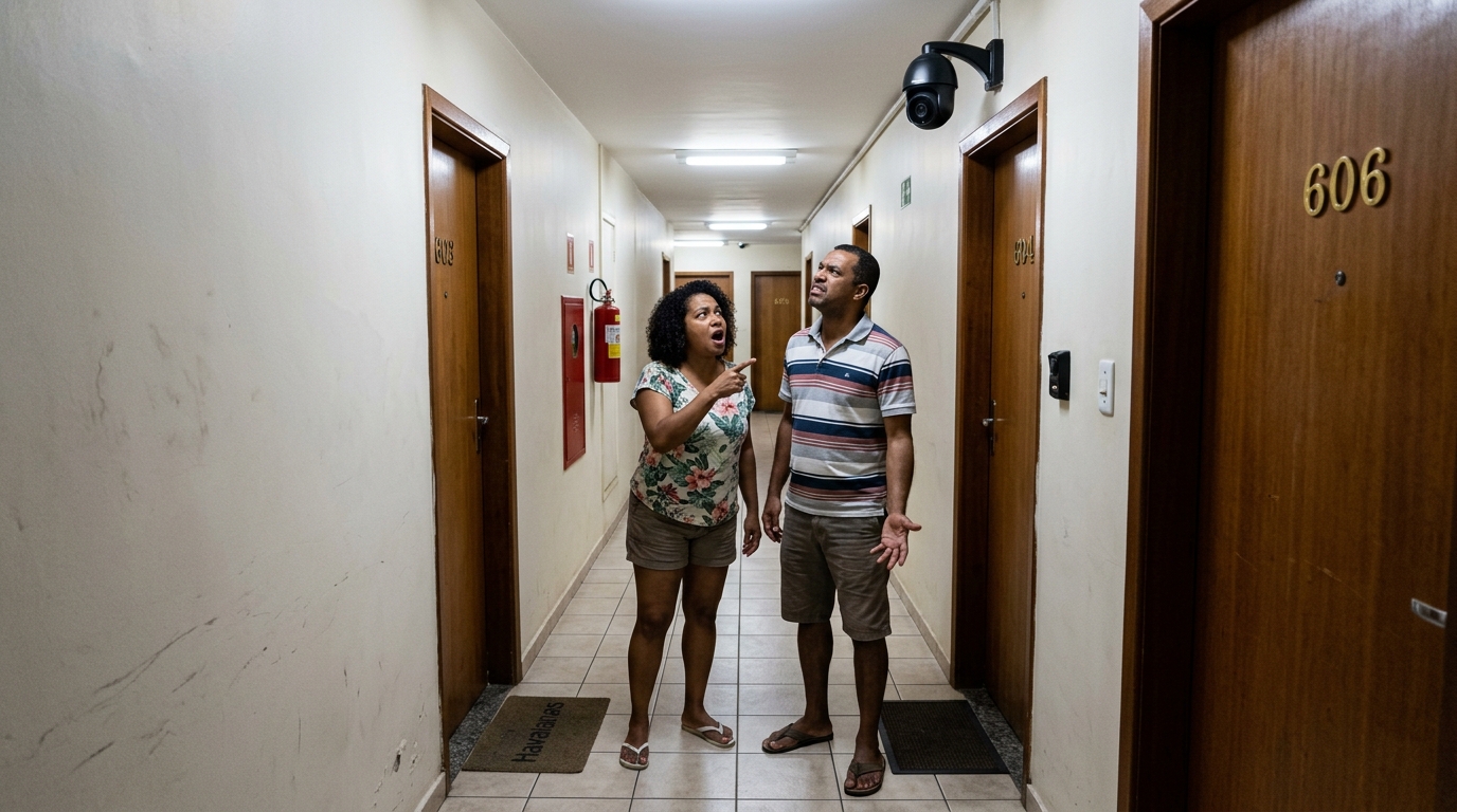 Morador instala câmera na porta do apartamento para segurança, vizinho da frente processa por invasão de privacidade e Justiça manda remover o equipamento e pagar R$ 8 mil de indenização
