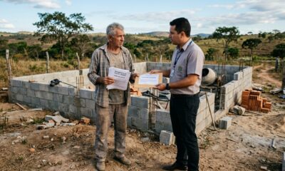 Aposentado compra terreno em leilão extrajudicial por R$ 65 mil, começa a construir e é notificado de que há uma segunda hipoteca que o banco não informou no edital, obra para e dinheiro investido congela