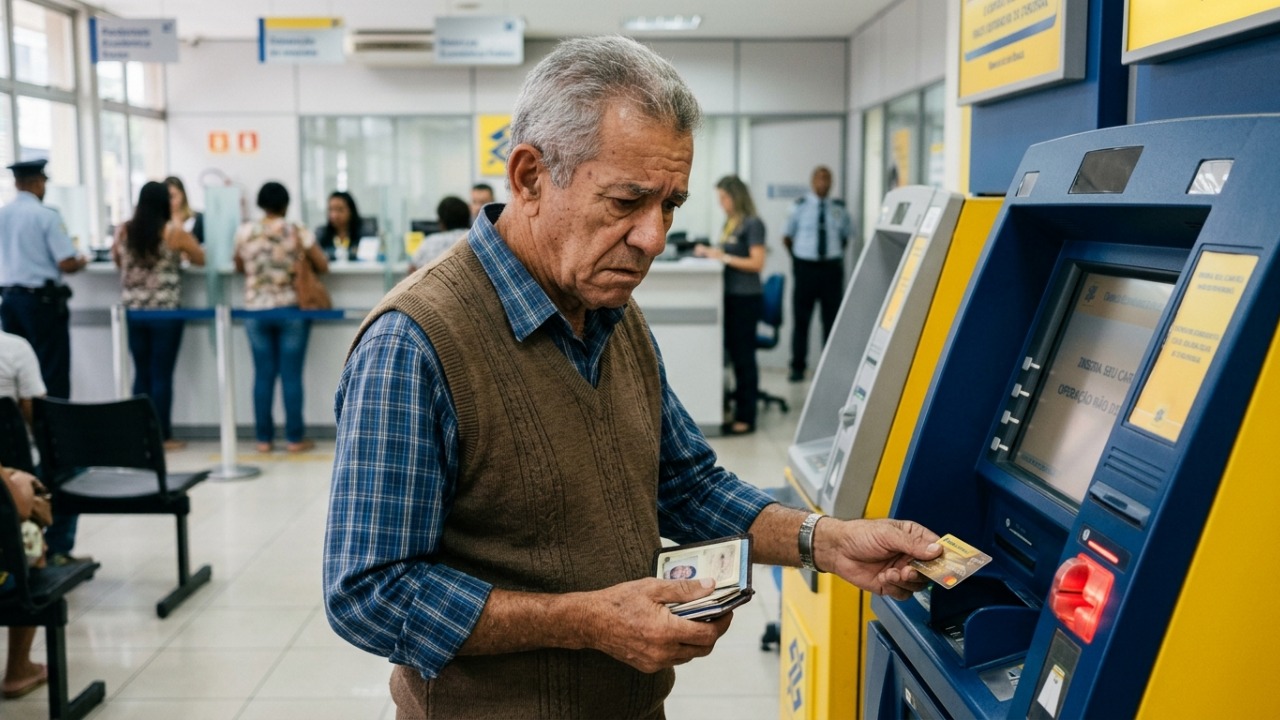 Aposentado vê R$ 4,7 milhões aparecerem na conta por erro do banco, avisa a agência no mesmo dia e acaba com cartão bloqueado e benefício suspenso