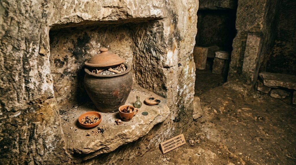 Descoberta na França a tumba romana de quase 2 mil anos encontrada com moedas, cerâmicas, joias e objetos pessoais preservados durante escavações
