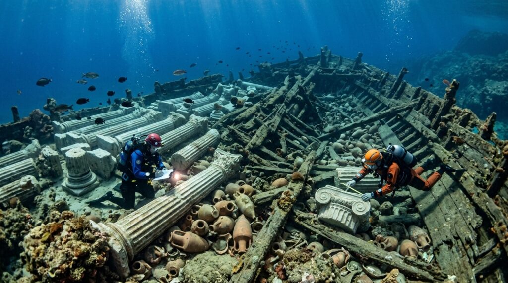 Mais de 2.000 anos no fundo do mar: descoberta na Sicília ajuda a revelar como os romanos usavam as rotas do Mediterrâneo