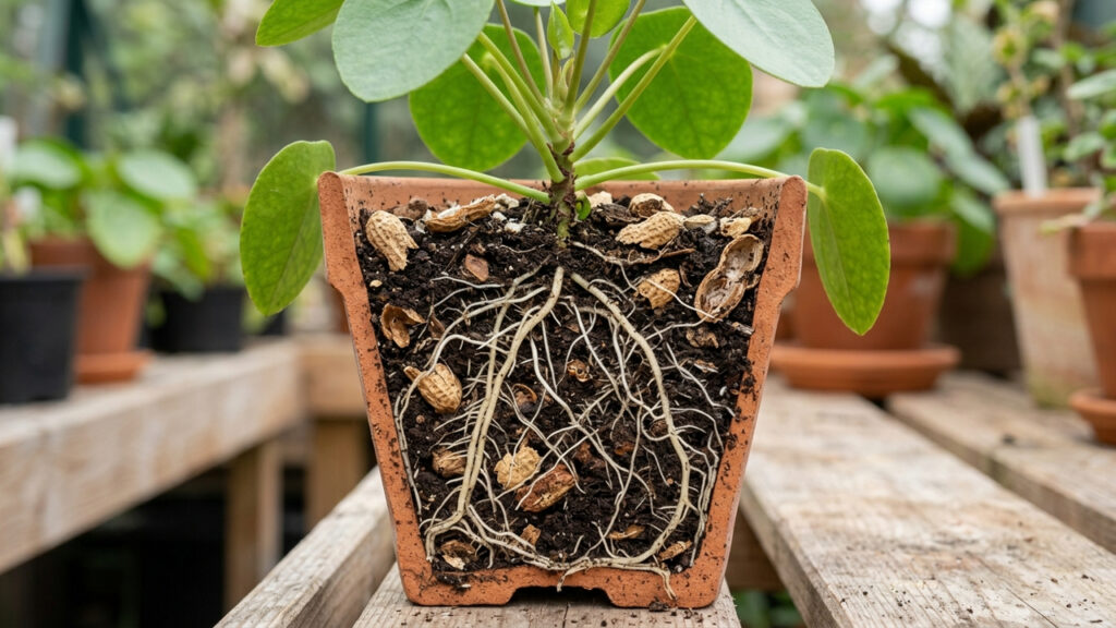 Misturar casca de amendoim triturada na terra dura dos vasos: o que acontece com a raiz das plantas quando o adubo natural age por 15 dias