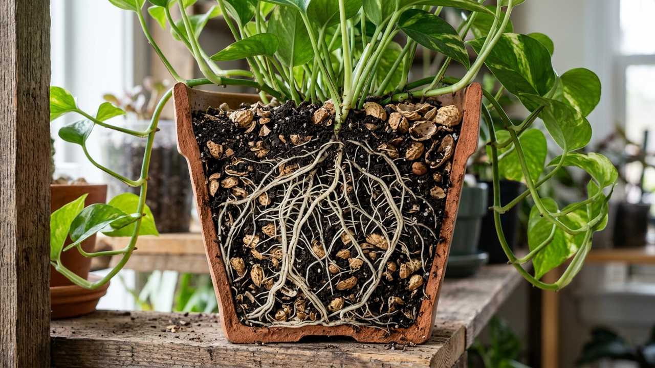 Misturar casca de amendoim triturada na terra dura dos vasos: o que acontece com a raiz das plantas quando o adubo natural age por 15 dias