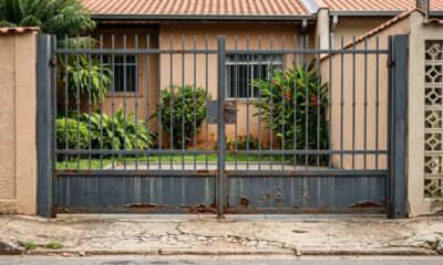 Como recuperar um portão de ferro com ferrugem antes que a corrosão obrigue a trocar partes da estrutura