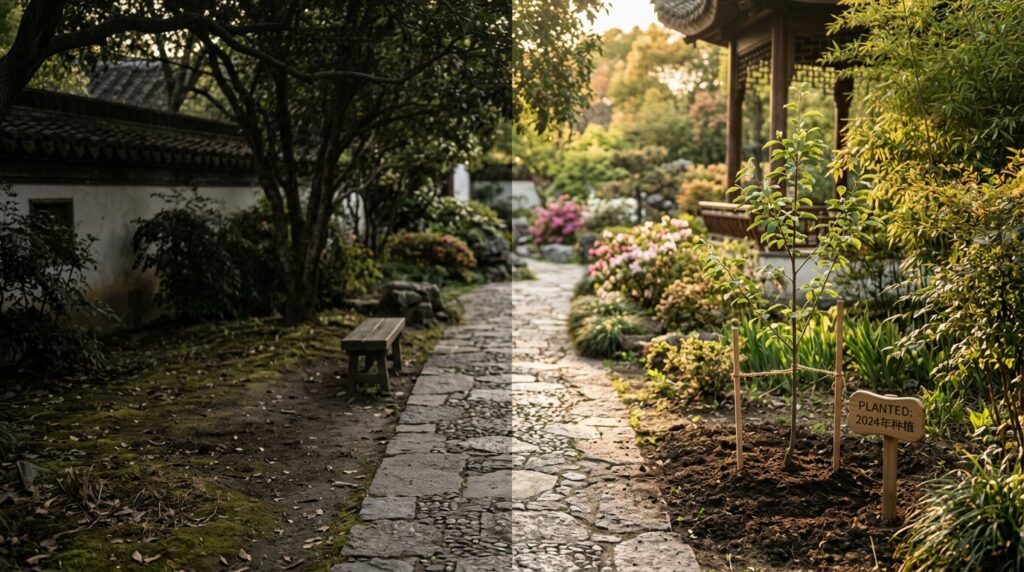 Provérbio chinês do dia: "O melhor momento para plantar uma árvore foi há vinte anos; o segundo melhor momento é agora" — um ditado que ensina sobre tempo perdido e como devemos parar de usar o atraso como desculpa para nunca começar