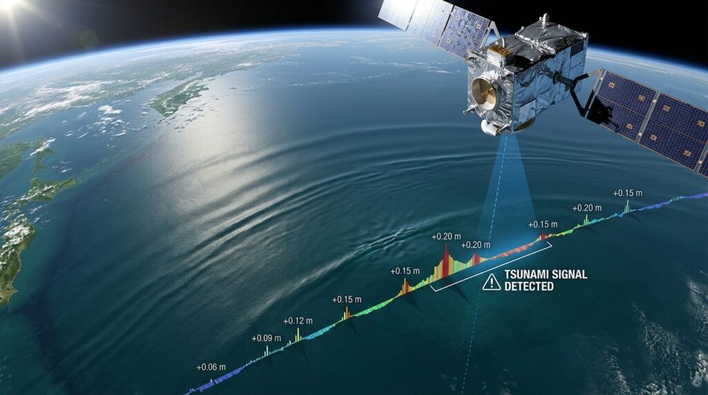NASA captura a primeira imagem de alta resolução de um tsunami massivo
