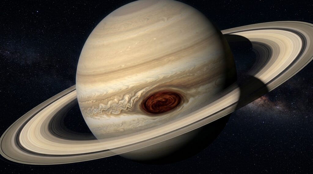 Em 1985, a sonda que mergulhou na atmosfera de Saturno enfrentou ventos extremos capazes de superar a velocidade de um furacão