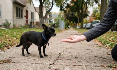 Chihuahua perdido não deixava ninguém se aproximar até que um homem teve uma ideia simples que mudou tudo