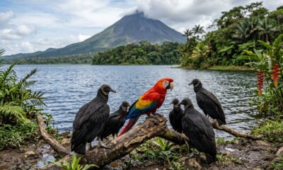 Arara perde sua companheira e encontra conforto e amizade justamente nos animais que ninguém esperava