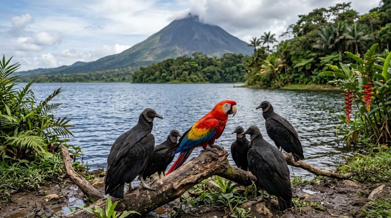Arara perde sua companheira e encontra conforto e amizade justamente nos animais que ninguém esperava