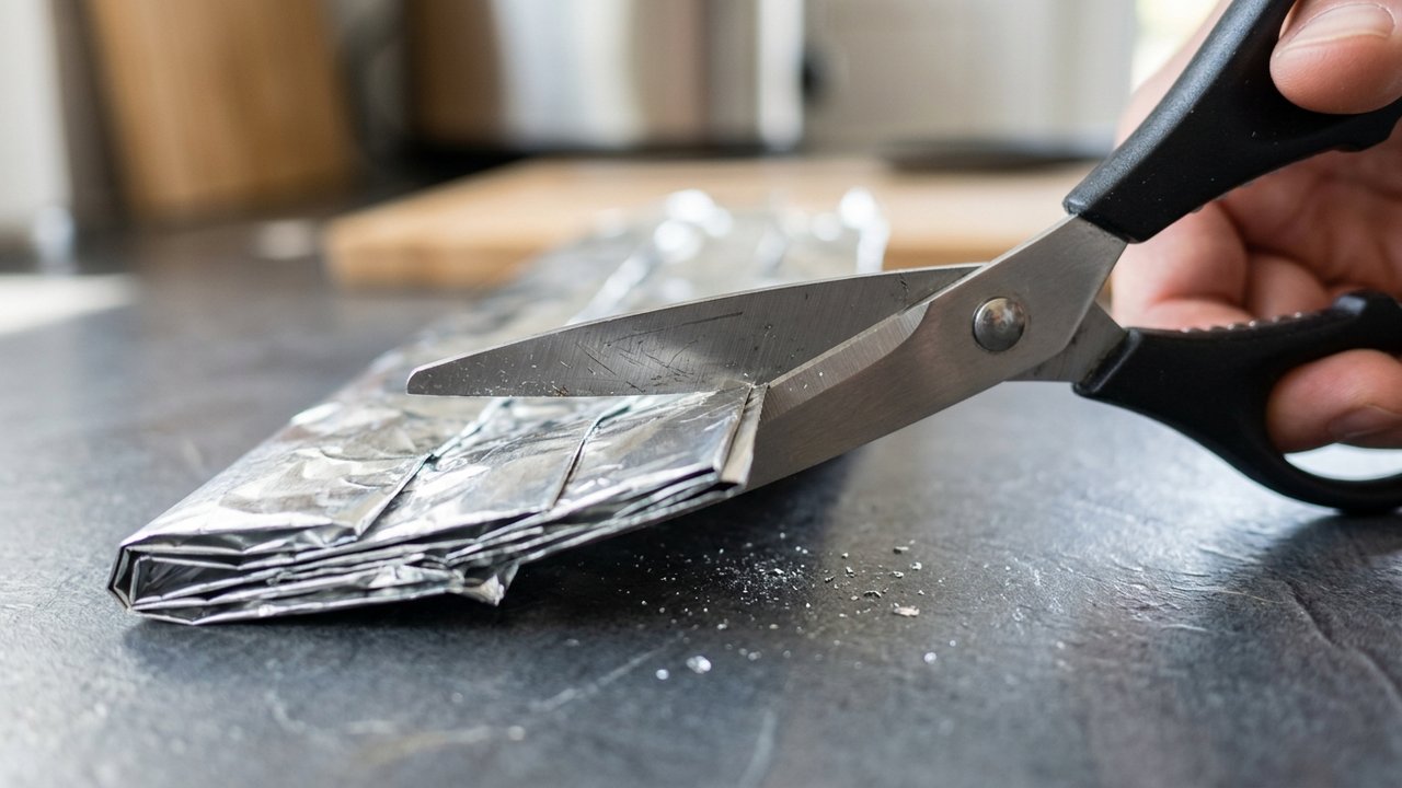 Sua tesoura velha não corta mais nada: a dica de ouro com um único item da cozinha para recuperar o fio da lâmina em casa sem esforço