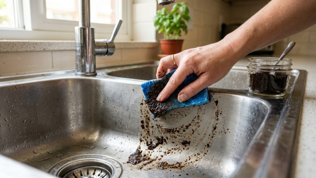 Misture vinagre com borra de café: o truque de ouro que muita gente usa para ajudar na limpeza e reduzir odores em casa