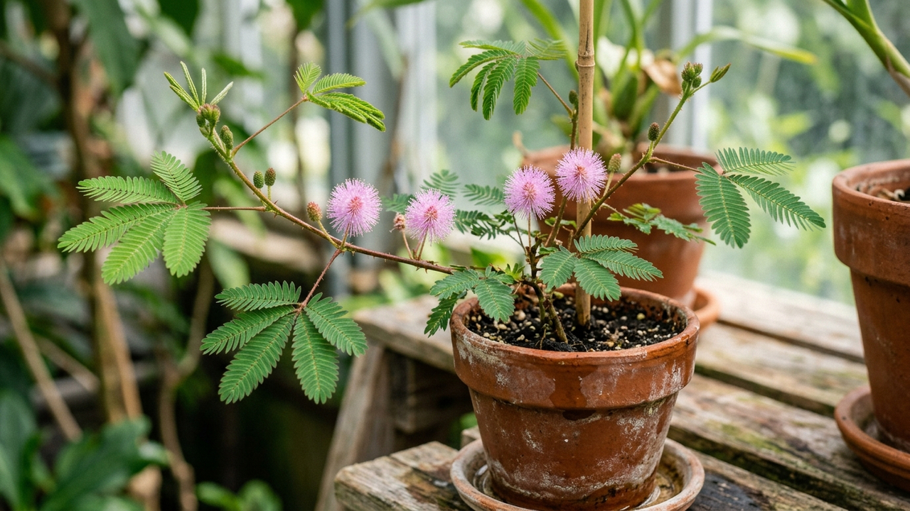 Essa planta sensitiva se fecha ao menor toque dos dedos e encanta as crianças: de cultivo simples, a espécie produz pequenas flores rosadas
