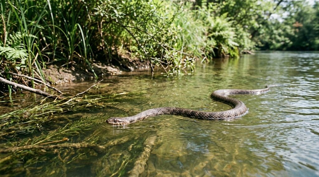 Cobras aquáticas desenvolveram adaptações para nadar, mergulhar e capturar presas em rios e lagos por períodos prolongados ao controlar o metabolismo e usar reservas de oxigênio