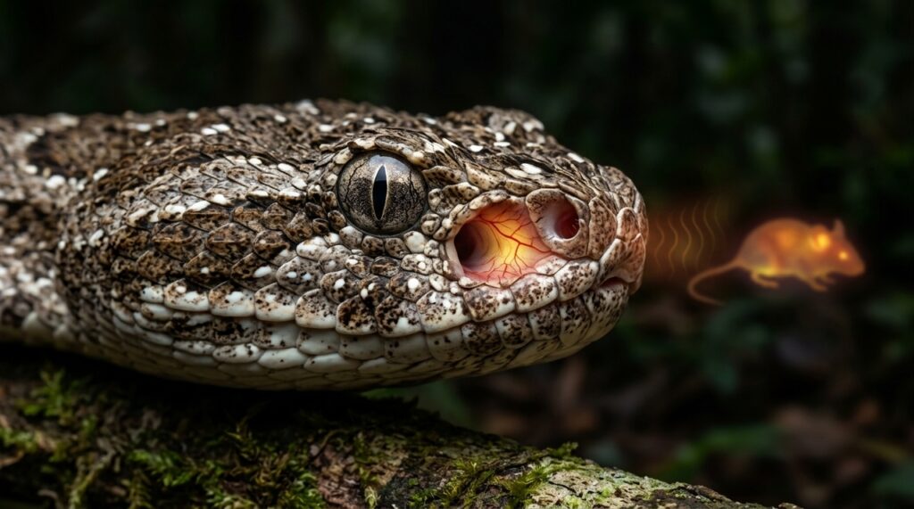 Cobras desenvolveram uma forma eficiente de caçar que combina músculos poderosos, percepção de calor e movimentos precisos para capturar presas maiores que a própria cabeça
