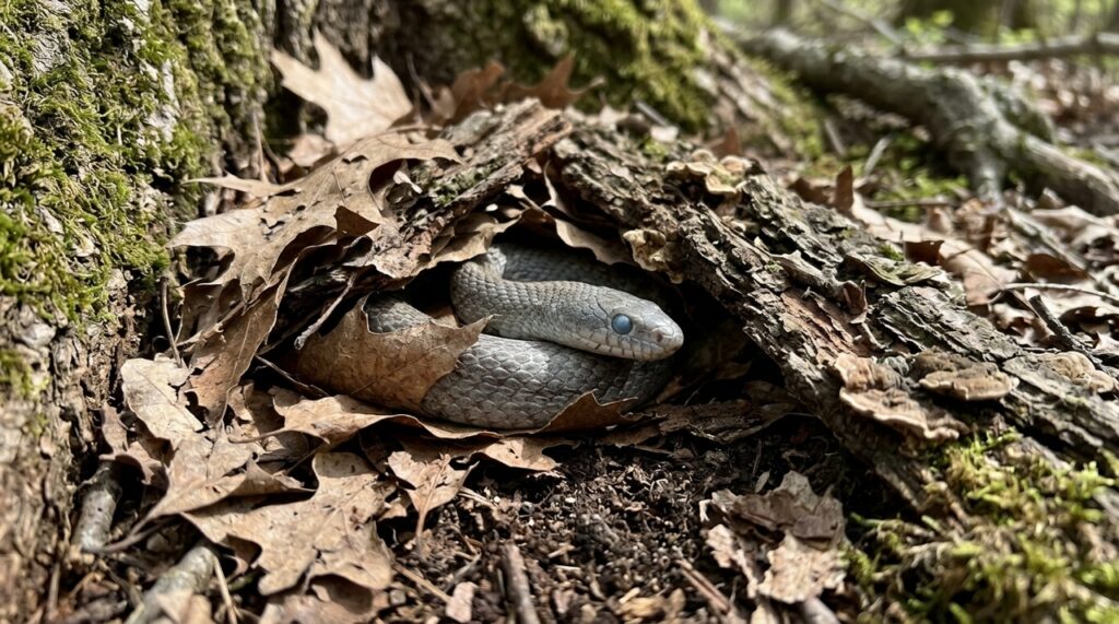 A troca de pele das cobras, chamada ecdise, acompanha o crescimento e provoca mudanças nos olhos e no comportamento