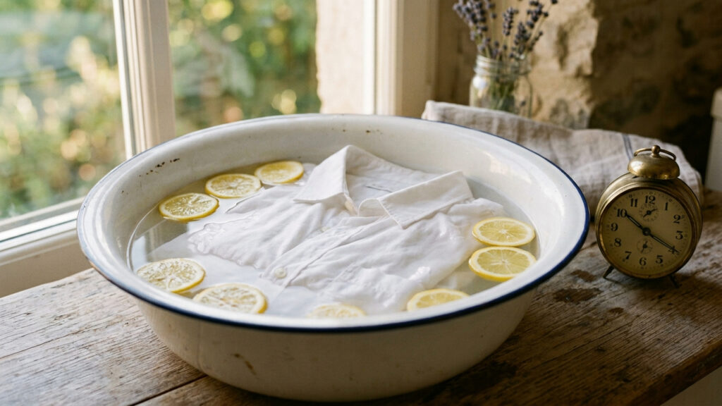 Sem usar água sanitária, nem esfregar com força: a melhor forma de remover o amarelado de suor nas axilas de camisas brancas em 20 minutos