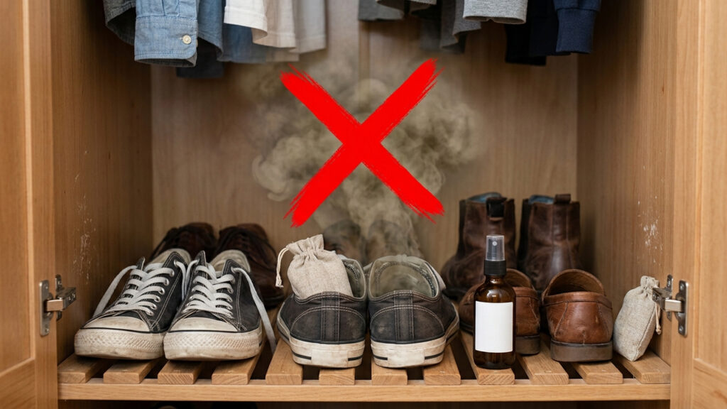 Sem cheiro de guardado nos calçados: a melhor forma de eliminar o mofo de sapatos fechados usando saquinhos de sílica gel ou giz no armário